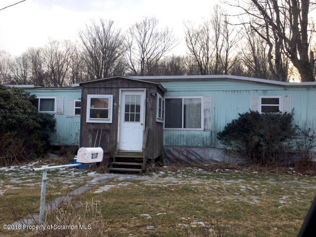 257 Mud Pond Road Thompson, PA 18465 - Photo 2 of 3 Trailer on Property