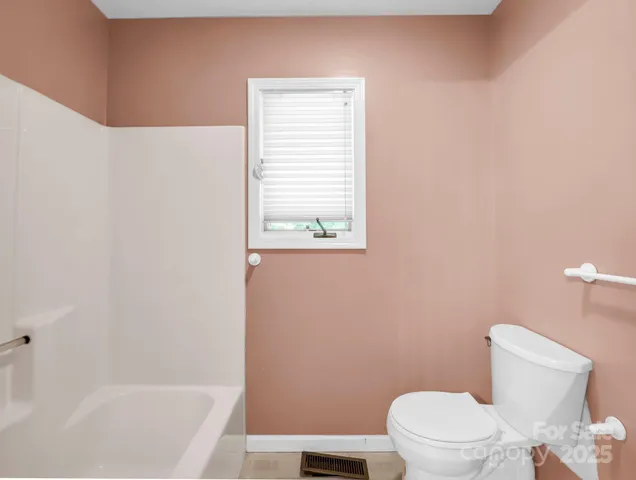 an empty room with an entryway