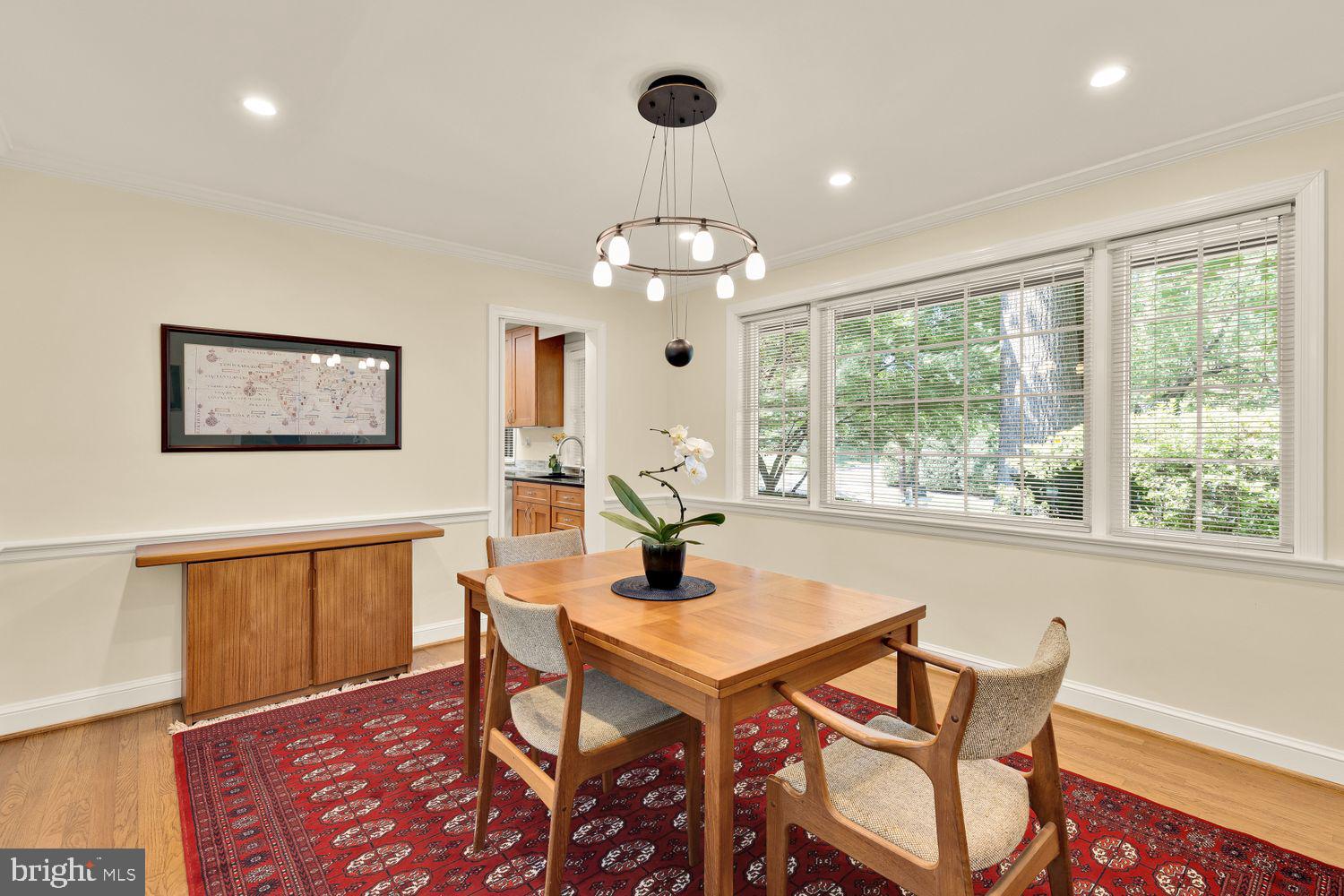 5810 Overlea Road Bethesda, MD 20816 - Photo 16 of 52 Dining room features a huge set of windows