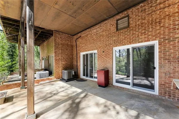 a view of a house with a outdoor space