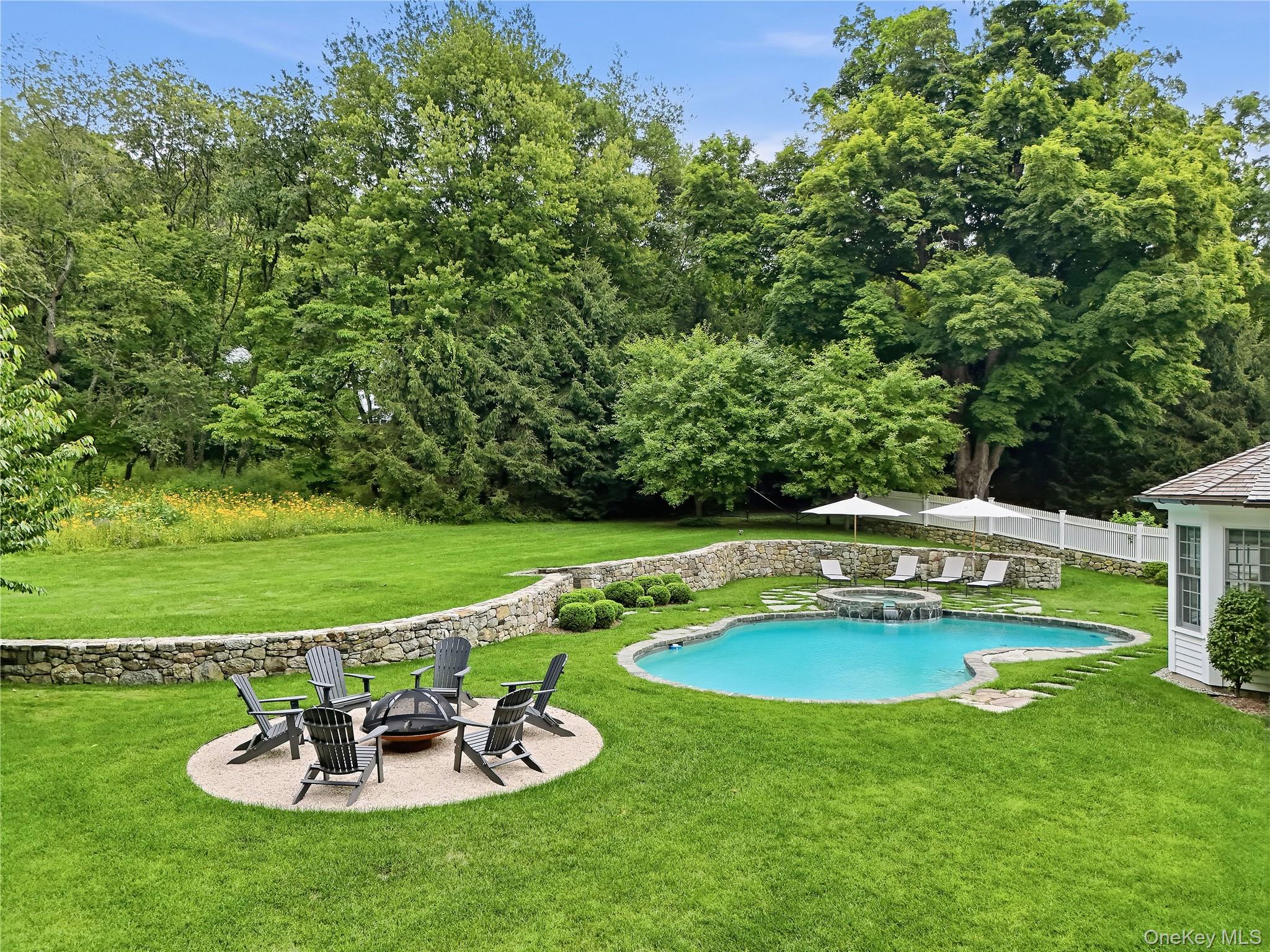 79 Cross River Road Pound Ridge, NY 10576 - Photo 31 of 34 Resort style pool and yard