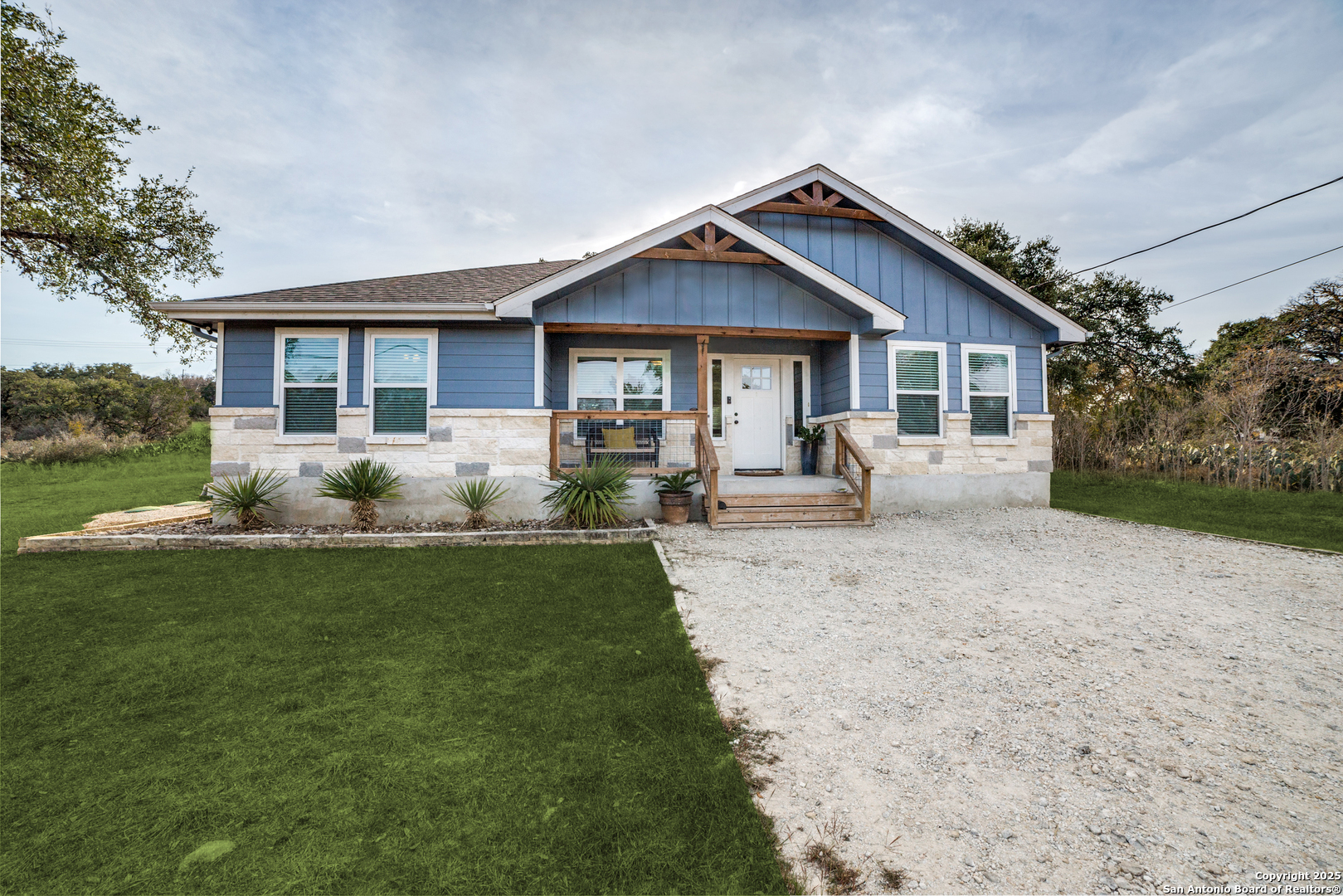 388 Bluff View Drive Spring Branch, TX 78070 - Photo 2 of 25 a front view of house with yard and green space