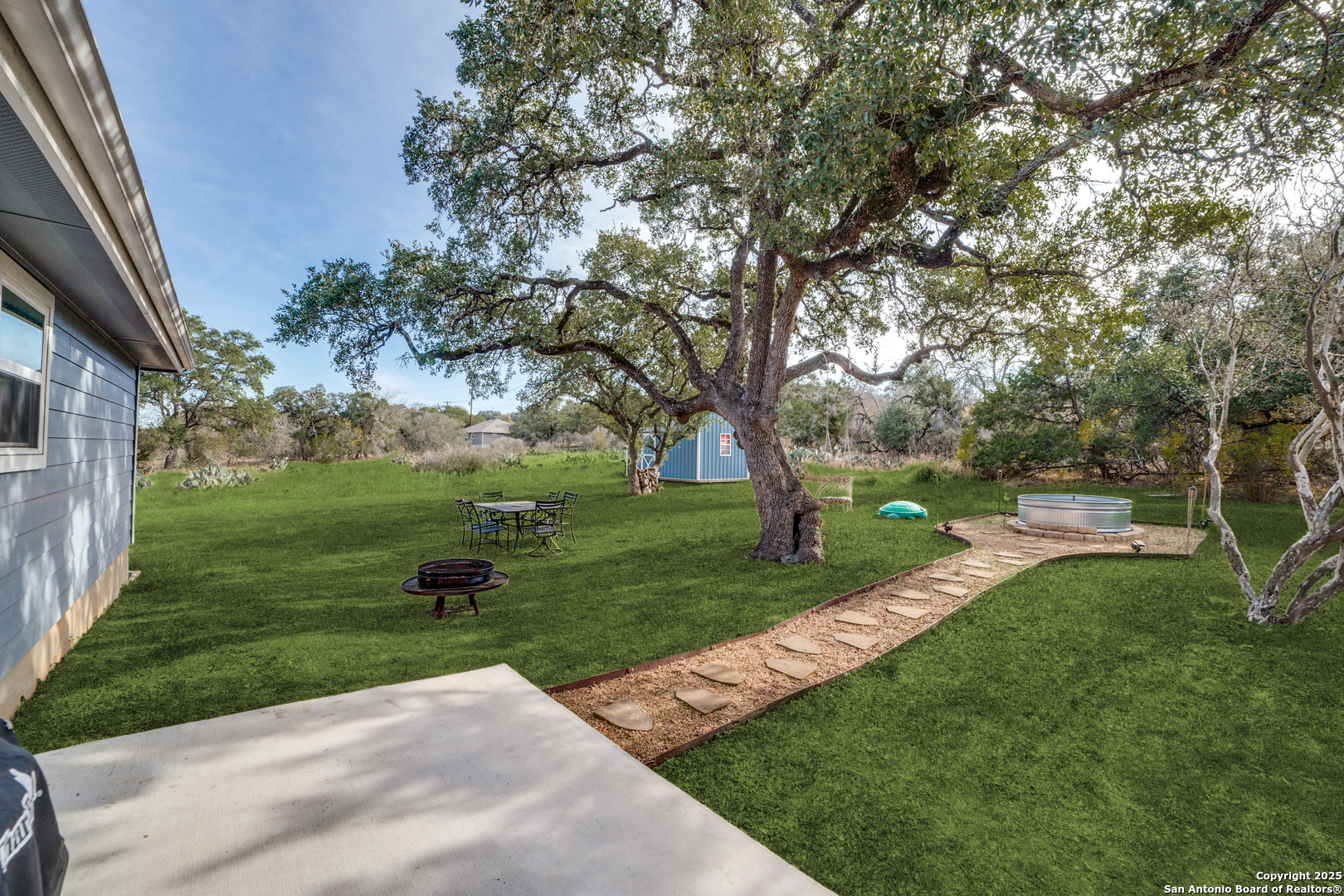 388 Bluff View Drive Spring Branch, TX 78070 - Photo 21 of 25 a view of a garden with trees