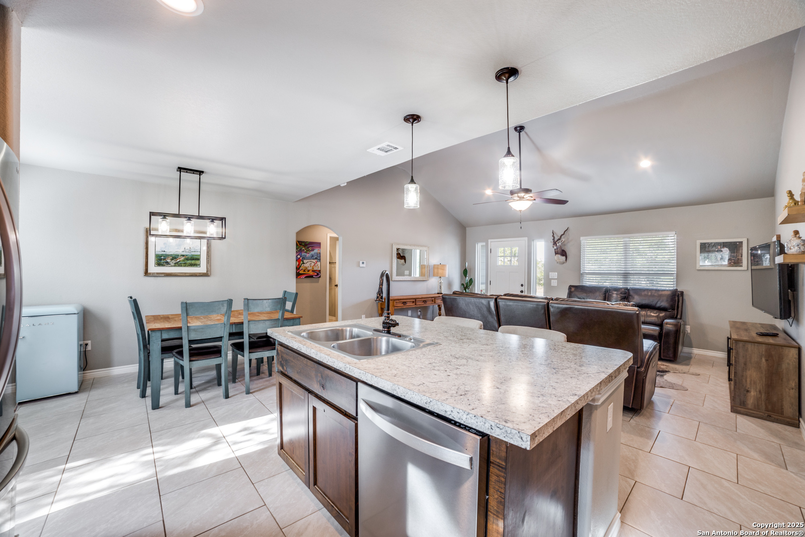 388 Bluff View Drive Spring Branch, TX 78070 - Photo 9 of 25 a kitchen with a dining table and chairs