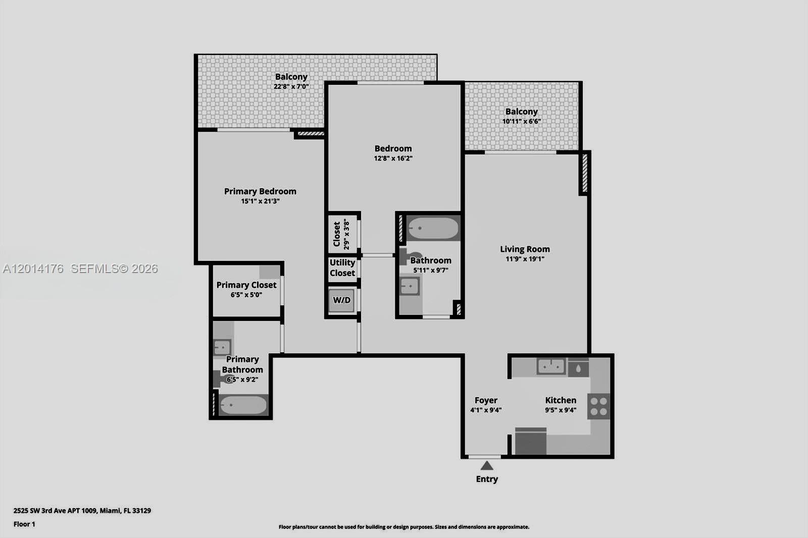 2525 Southwest 3rd Avenue, Unit 1009 Miami, FL 33129 - Photo 2 of 18