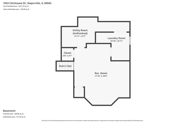 $749,700 | 1554 Chickasaw Drive, Naperville, IL 60563