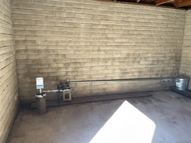 a view of a yard with an outdoor space