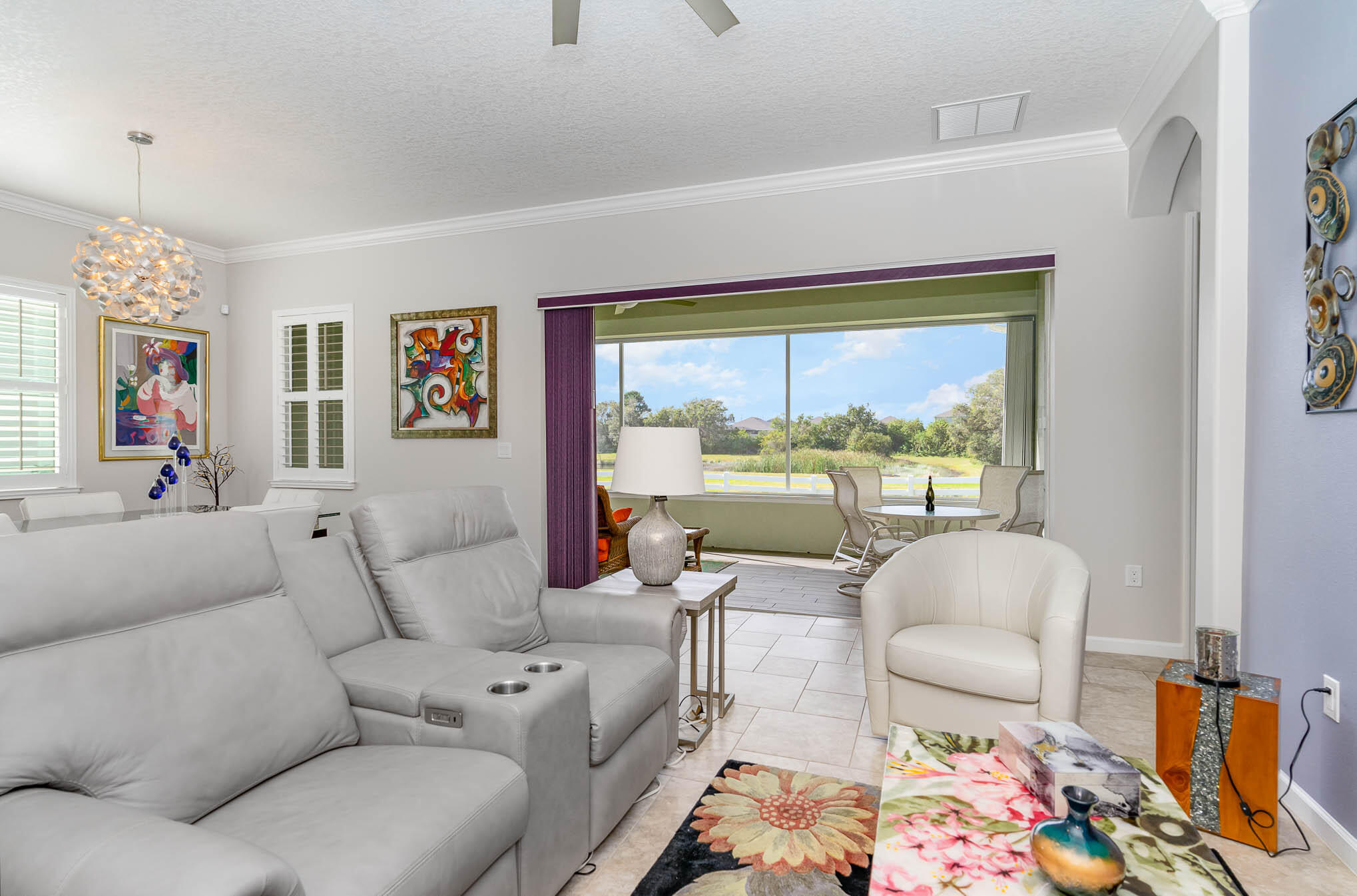 3750 Alamanda Key Drive Melbourne, FL 32901 - Photo 17 of 86 Triple Sliding Glass Door