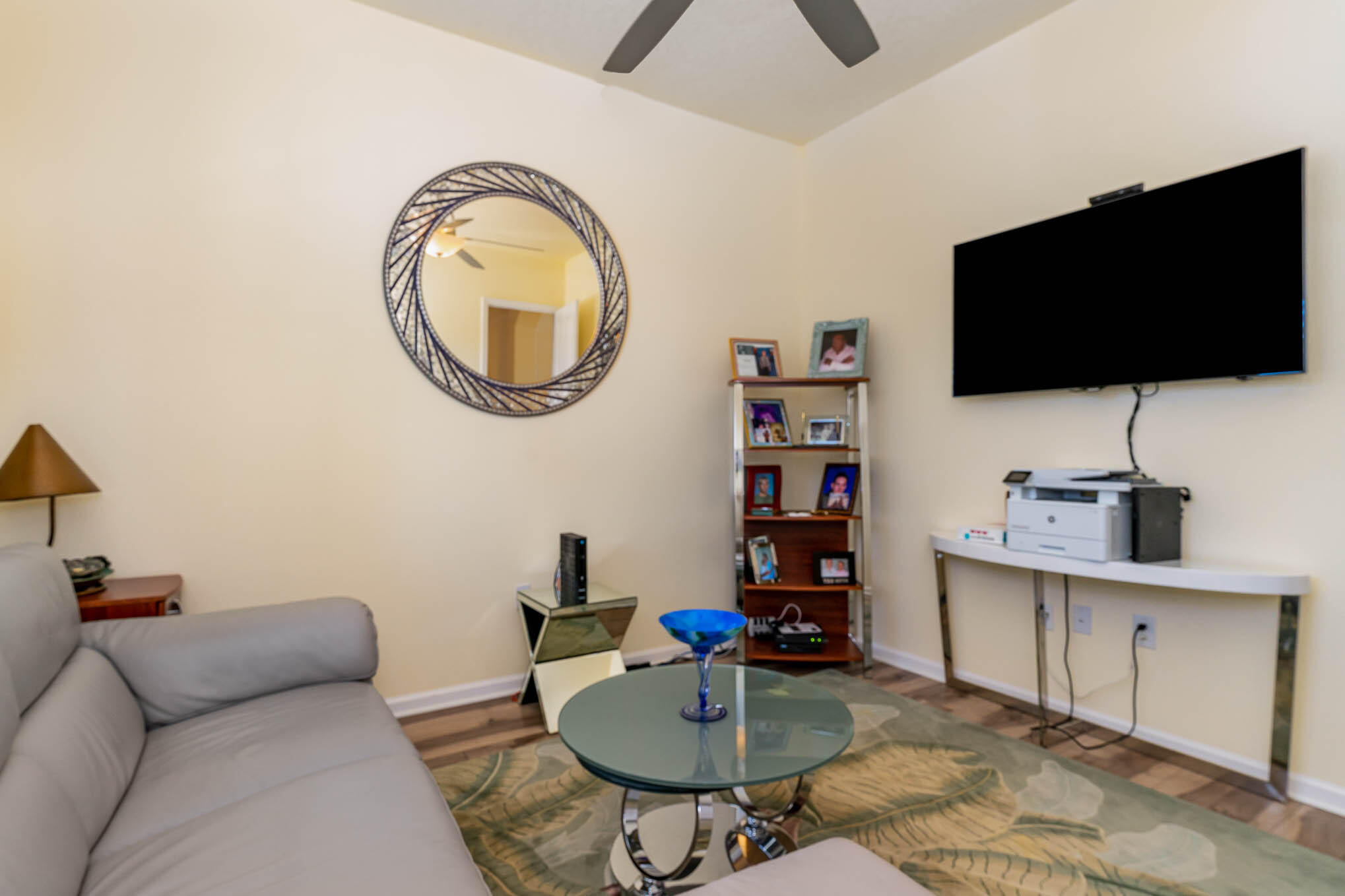 3750 Alamanda Key Drive Melbourne, FL 32901 - Photo 28 of 86 a living room with furniture and a flat screen tv