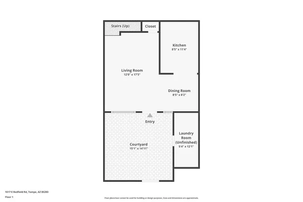 $1,550 | 1017 East Redfield Road, Tempe, AZ 85283