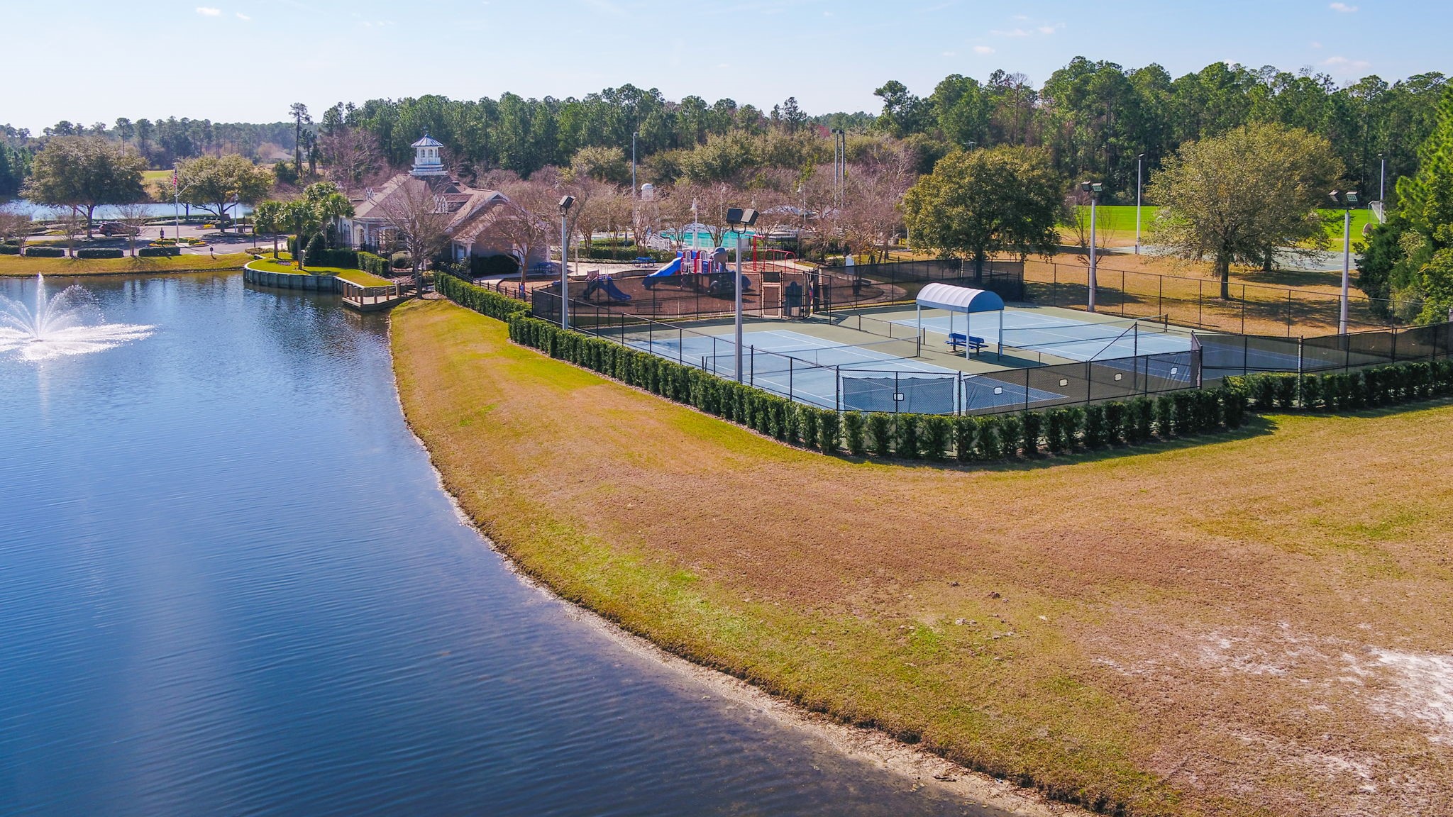 86107 Remsenburg Drive Fernandina Beach, FL 32034 - Photo 50 of 58 a view of a swimming pool with outdoor seating