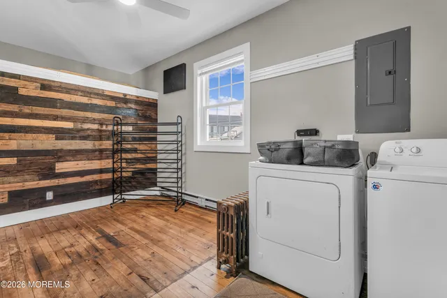 a room with storage and utility