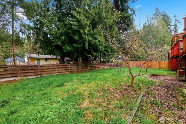 a view of park with trees