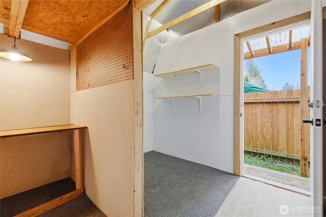 a view of front door