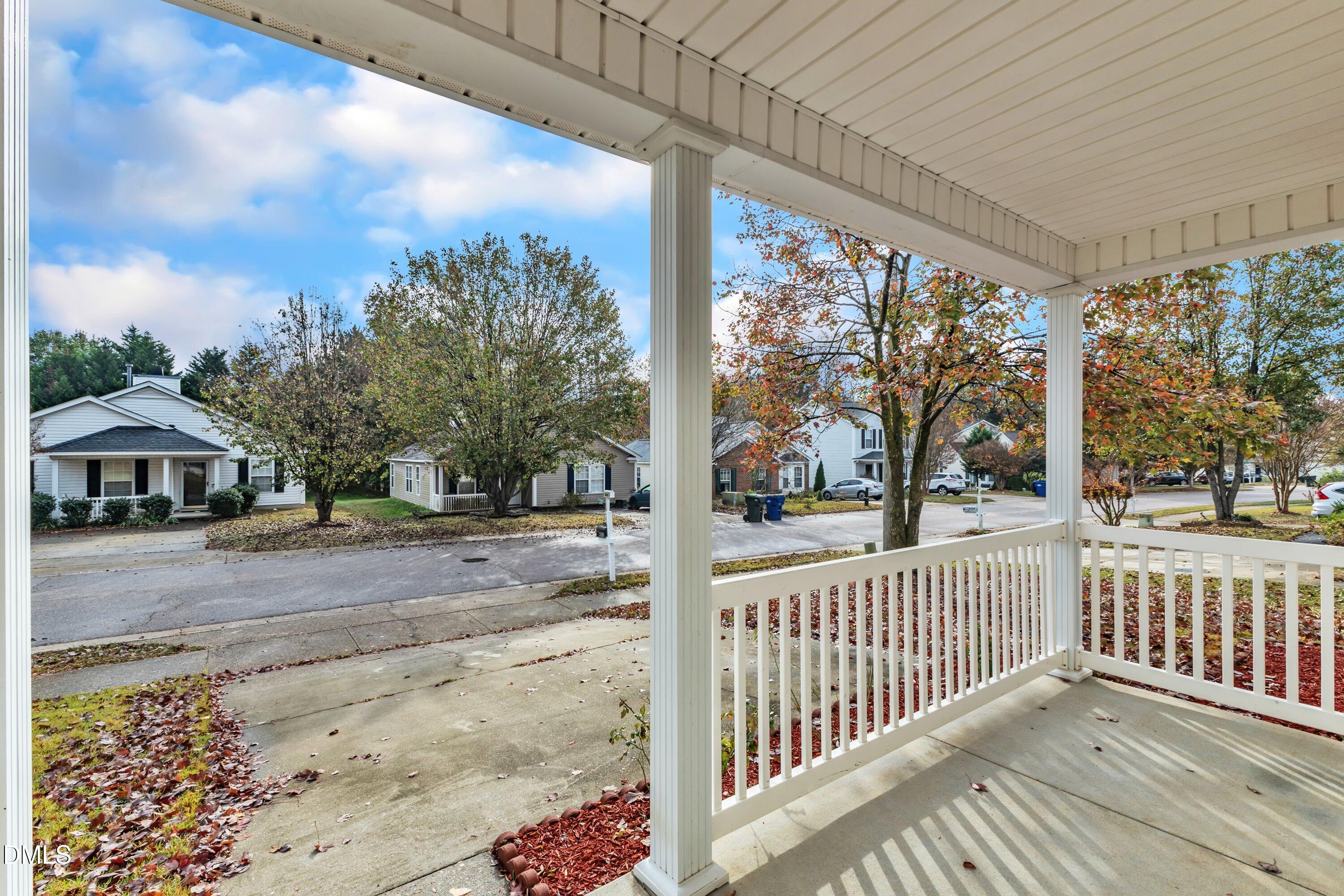 4917 Silverdene Street Raleigh, NC 27616 - Photo 5 of 35 a view of a street from a balcony