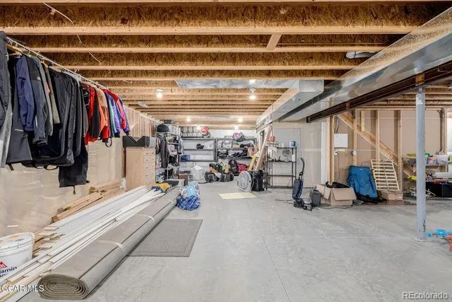 a view of storage and utility room