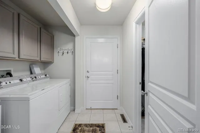 a room with storage and utility