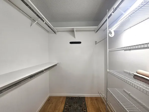 a view of walk in closet