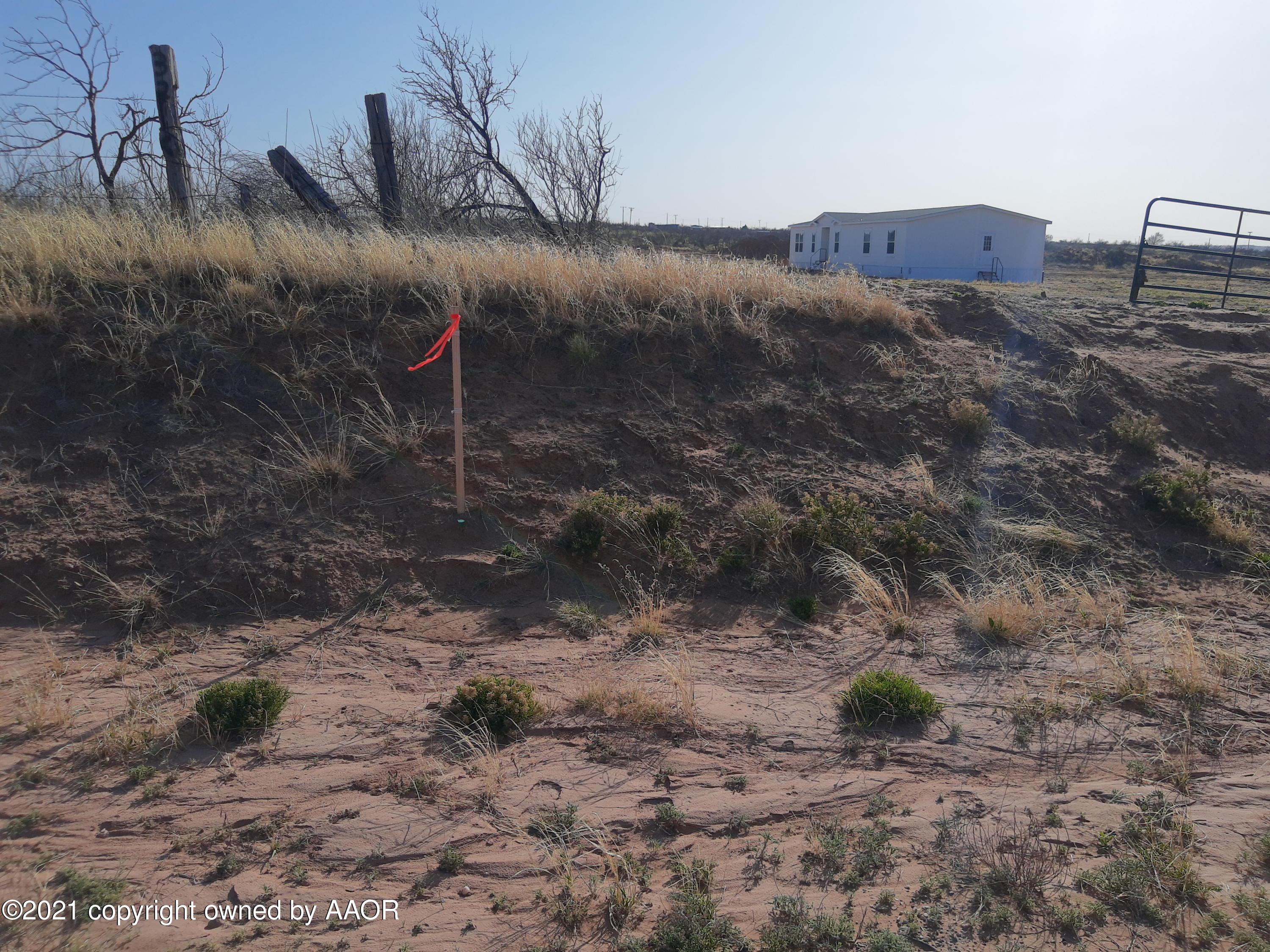 0 North Ole Muddy Road Amarillo, TX 79124 - Photo 7 of 23 NE Corner of Ole Muddy Lot Flagged - New