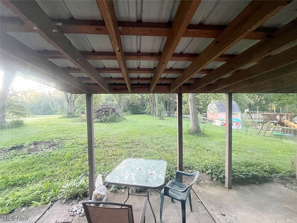 3859 Randolph Road Mogadore, OH 44260 - Photo 6 of 17 Patio with view of back yard