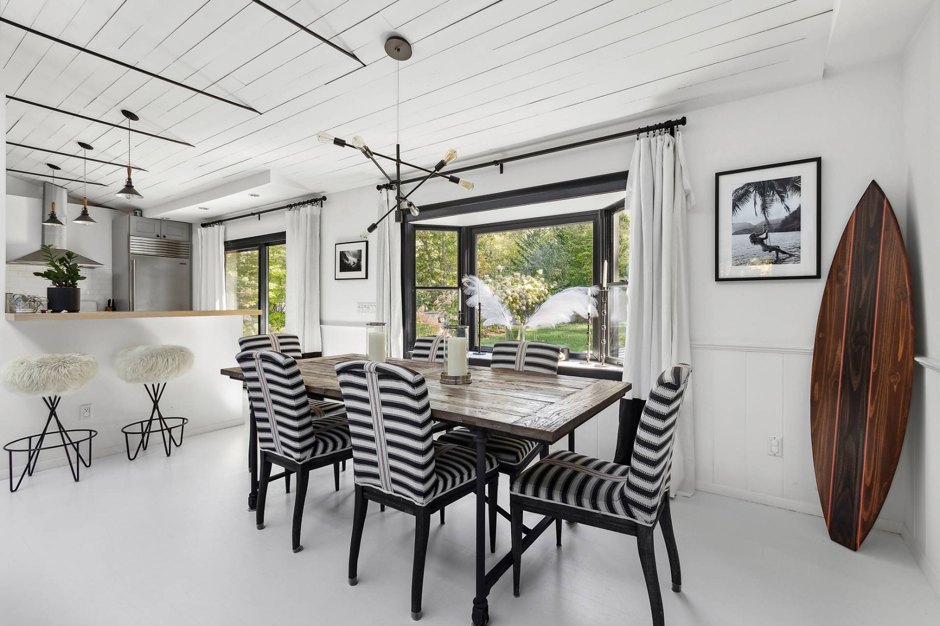 1510 Sagg Road Sag Harbor, NY 11963 - Photo 7 of 22 a view of a dining room with furniture window and outside view