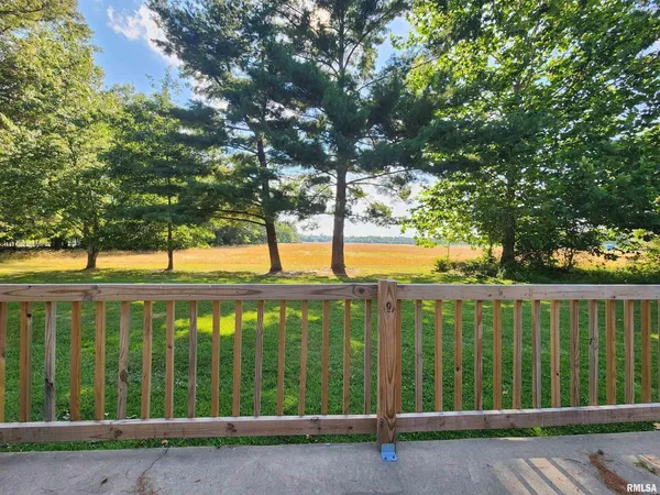 a view of a yard with an outdoor space
