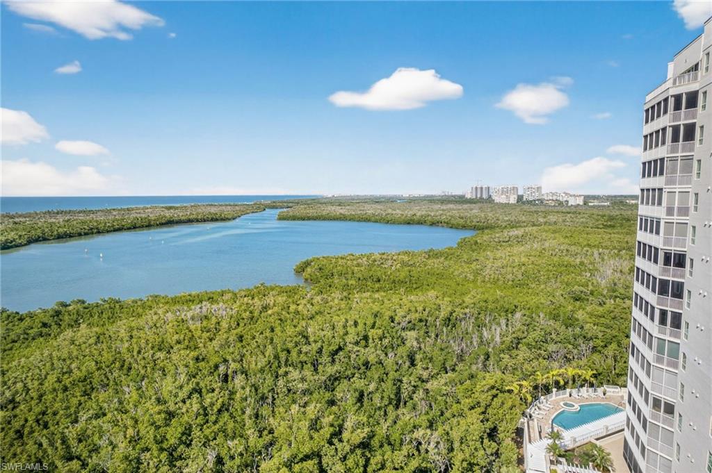 295 Grande Way, Unit 901 Naples, FL 34110 - Photo 35 of 50 a view of an ocean and beach