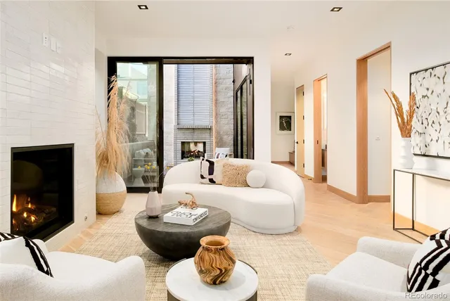 a outdoor space with patio the couches and a dining table with garden view