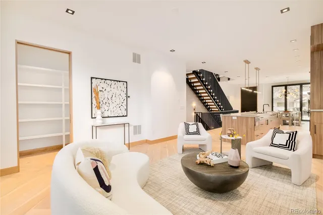 a view interior of the house and natural light