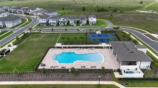 a view of an outdoor sitting area