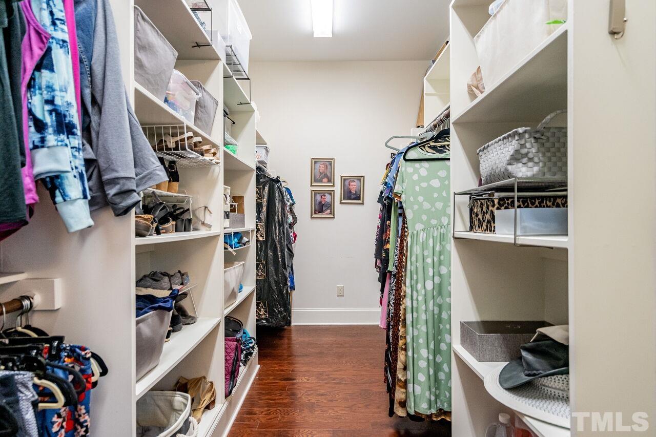 8035 Brandyapple Drive Raleigh, NC 27615 - Photo 18 of 30 Huge Walk-In Custom Closet