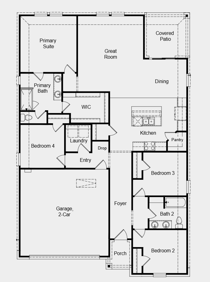 203 Makinaw Road Hutto, TX 78634 - Photo 2 of 25 Additional Highlights Include: Covered Patio.