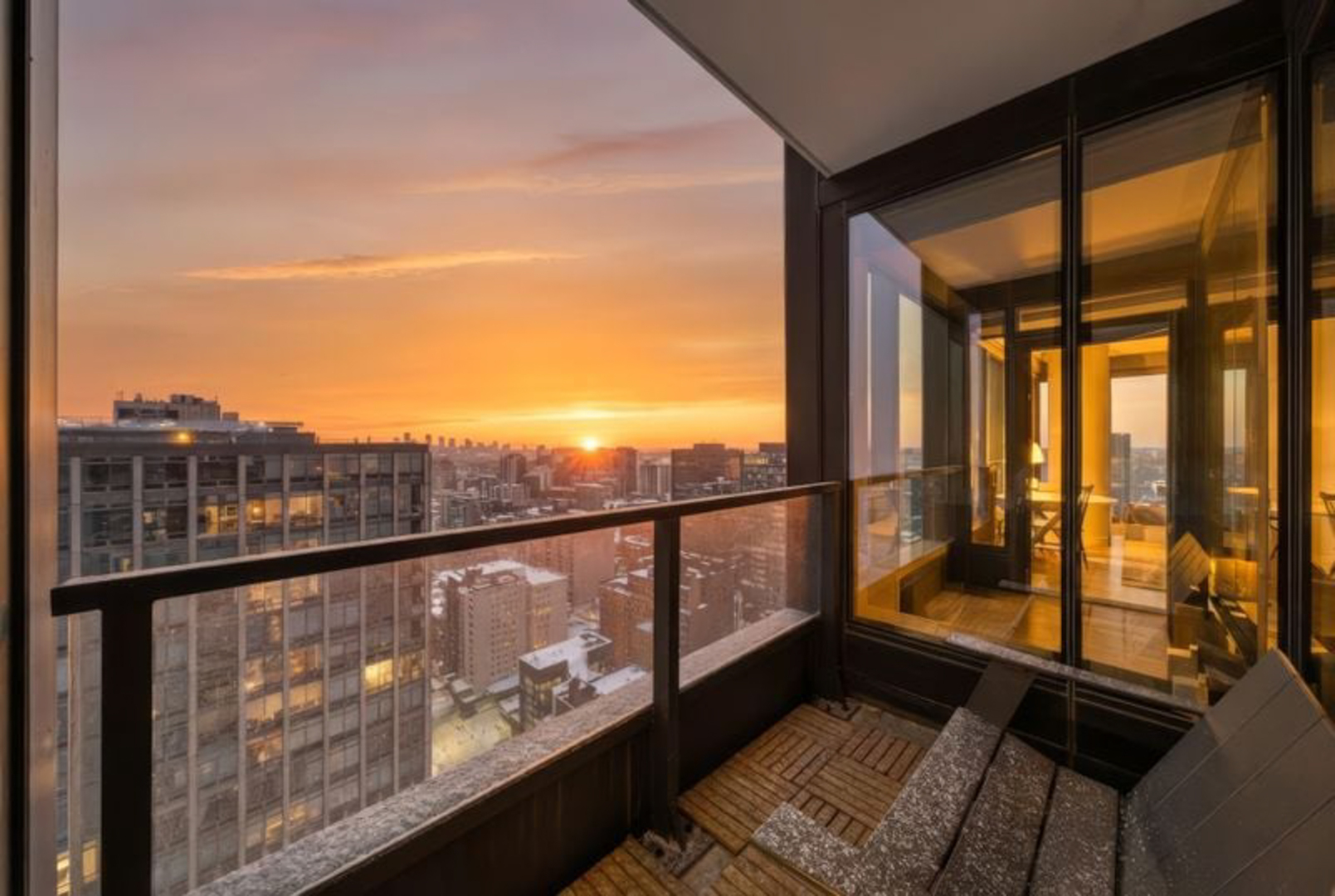 60 East Monroe Street, Unit 5304 Chicago, IL 60603 - Photo 15 of 55 a view of city from a balcony