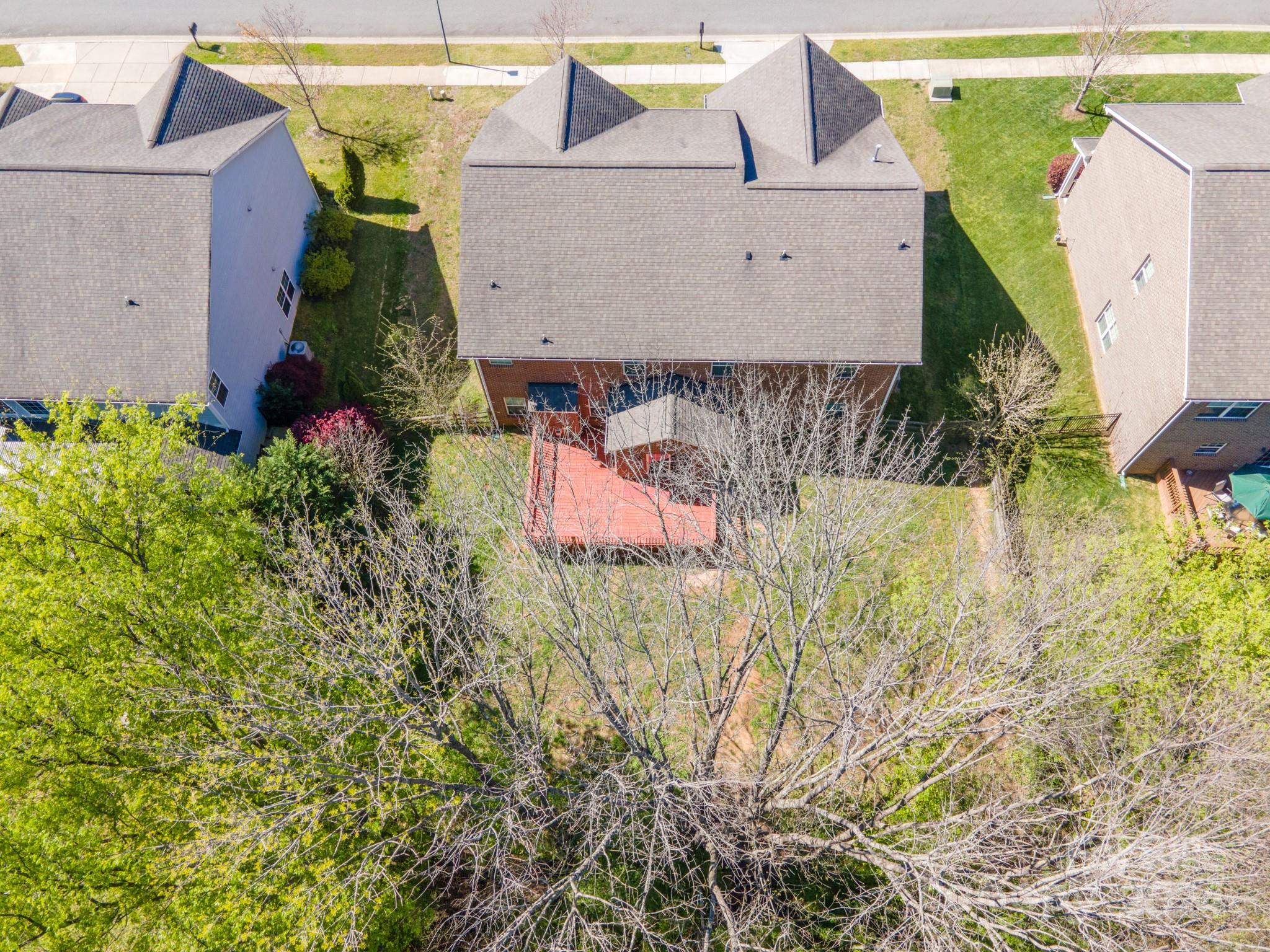4009 Thorndale Road Indian Trail, NC 28079 - Photo 45 of 48 an aerial view of a house with swimming pool