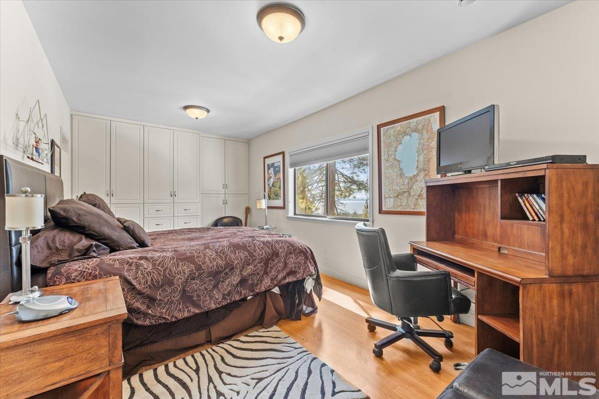 449 Fairview Boulevard Incline Village, NV 89451 - Photo 23 of 40 a bedroom with furniture and a window