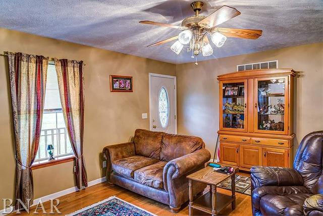 11310 Lake Road Dewitt, IL 61735 - Photo 6 of 21 a living room with furniture a chandelier and a window