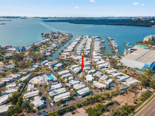 a view of lake and city