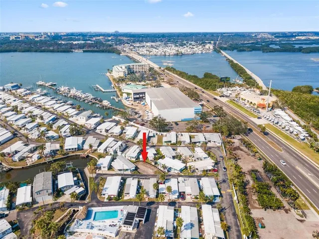 a view of a city and an ocean view