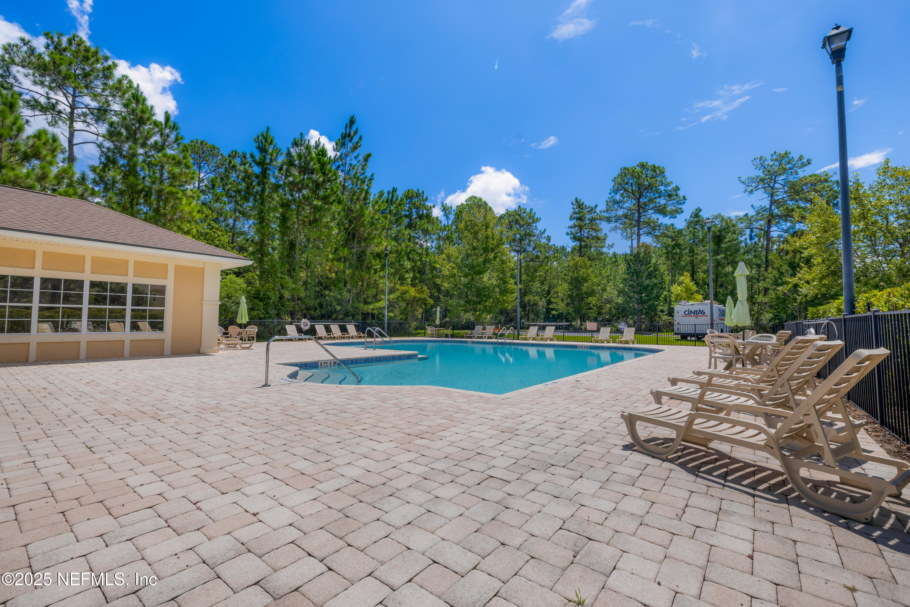 2784 Golden Lake Loop St. Augustine, FL 32084 - Photo 31 of 32 a view of swimming pool with seating space and plants