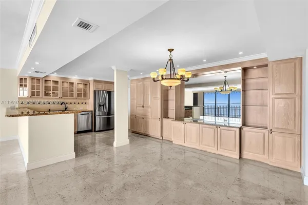 a view of balcony with a tree