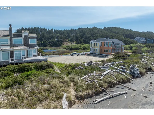 a view of a town with big yard