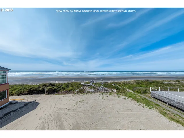 a view of an ocean beach