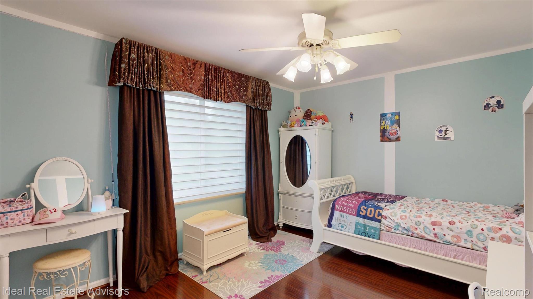 1364 Kentfield Drive Rochester, MI 48307 - Photo 56 of 70 Expansive window with horizontal blinds and full-length drapes