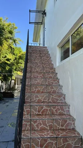 a balcony view with a outdoor space