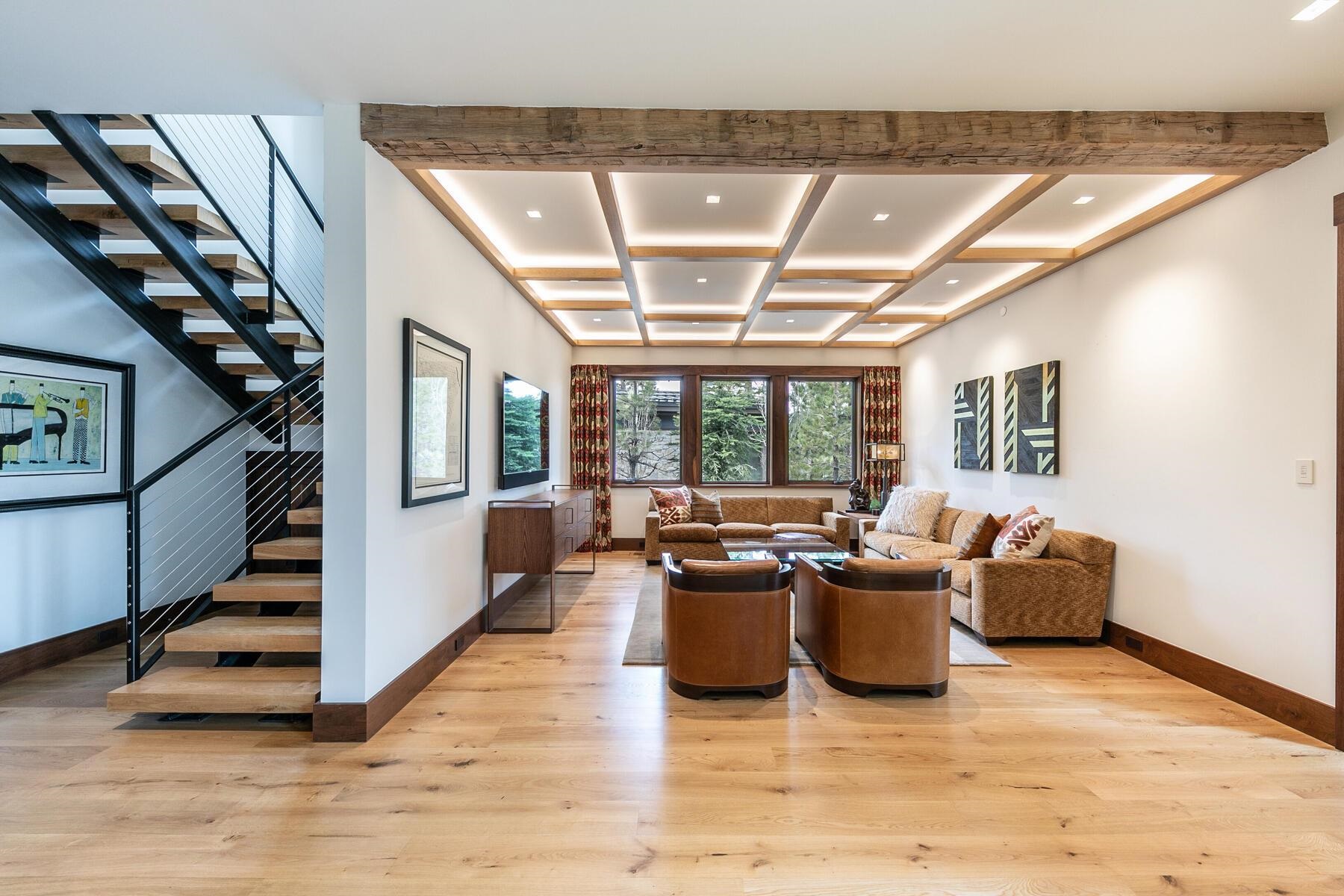 11454 Henness Road Truckee, CA 96161 - Photo 19 of 27 a living room with furniture window and wooden floor
