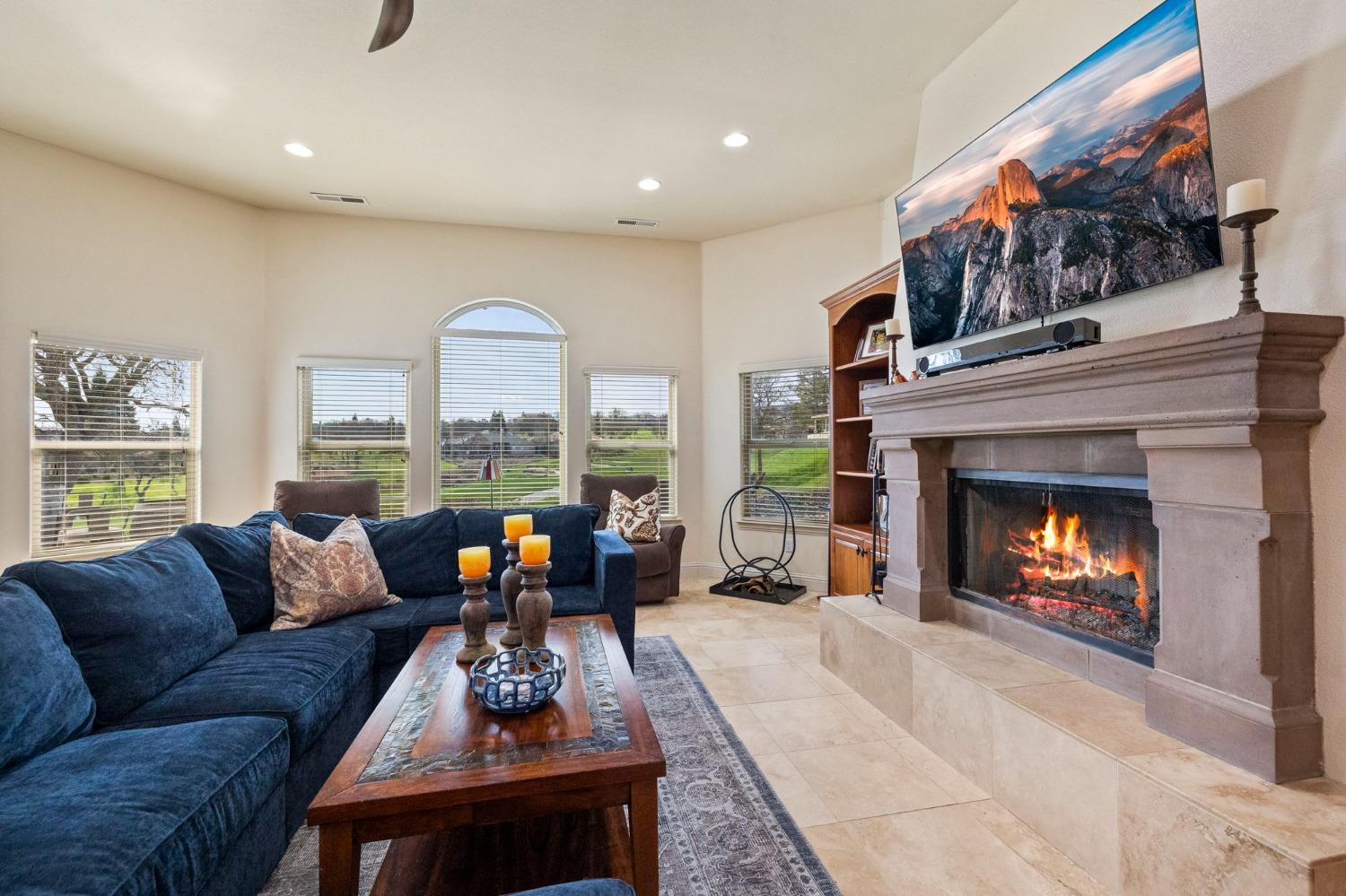16 Flagstone Court Copperopolis, CA 95228 - Photo 15 of 45 a living room with furniture and a fireplace