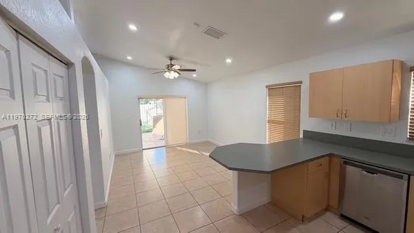 a view of an empty room