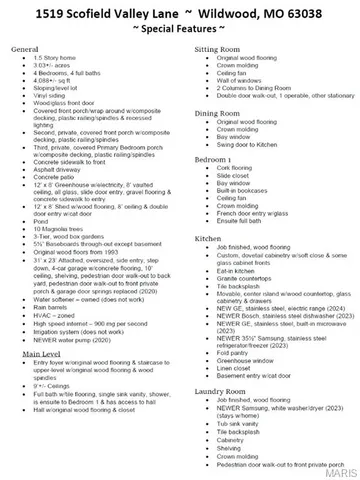 $710,000 | 1519 Scofield Valley Lane, Wildwood, MO 63038