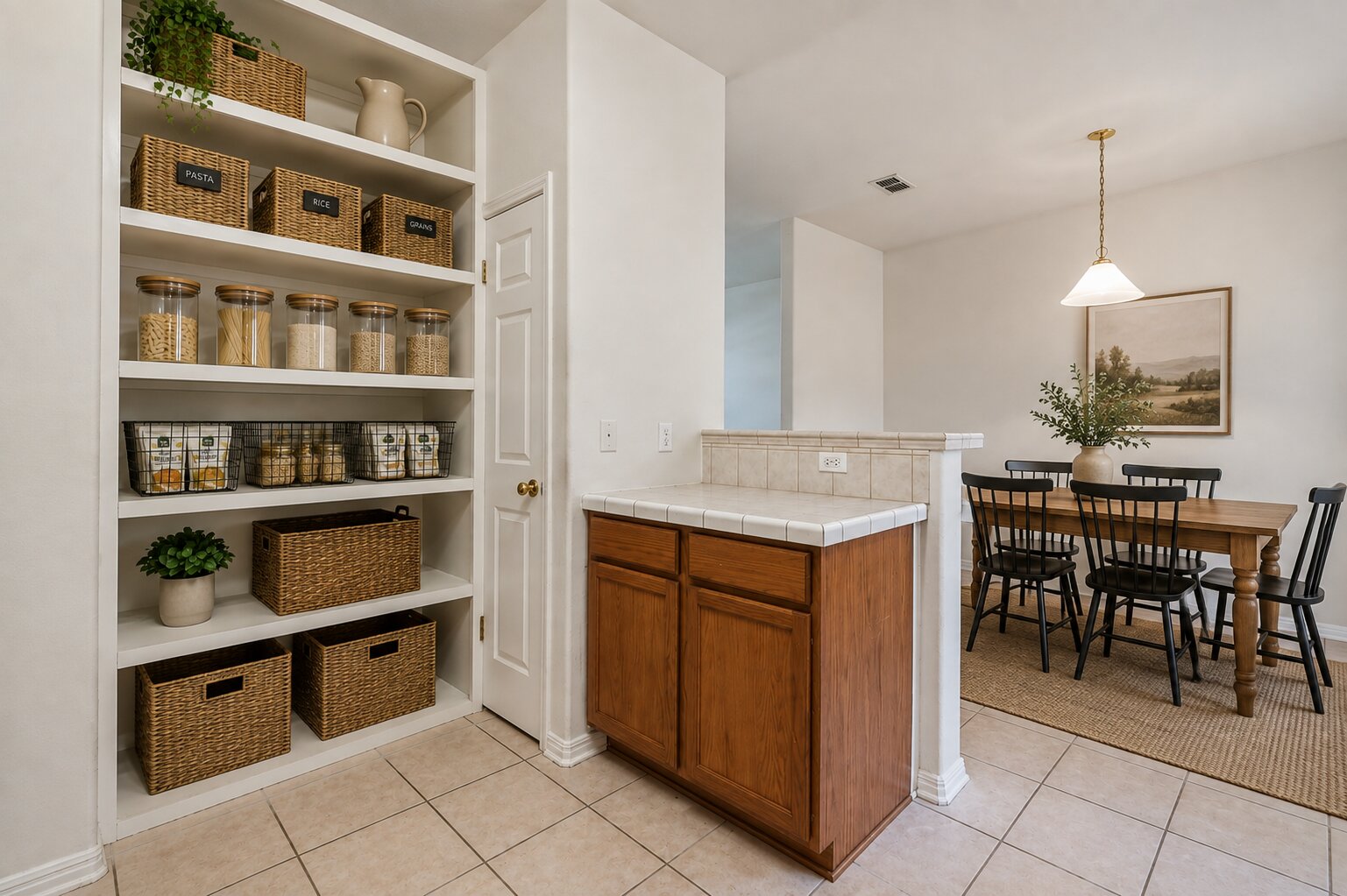36 Deer Ridge Road Wimberley, TX 78676 - Photo 12 of 34 A HUGE pantry area. This photo has been virtually staged.