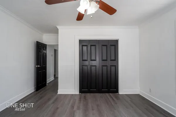an entryway at livingroom with hallway